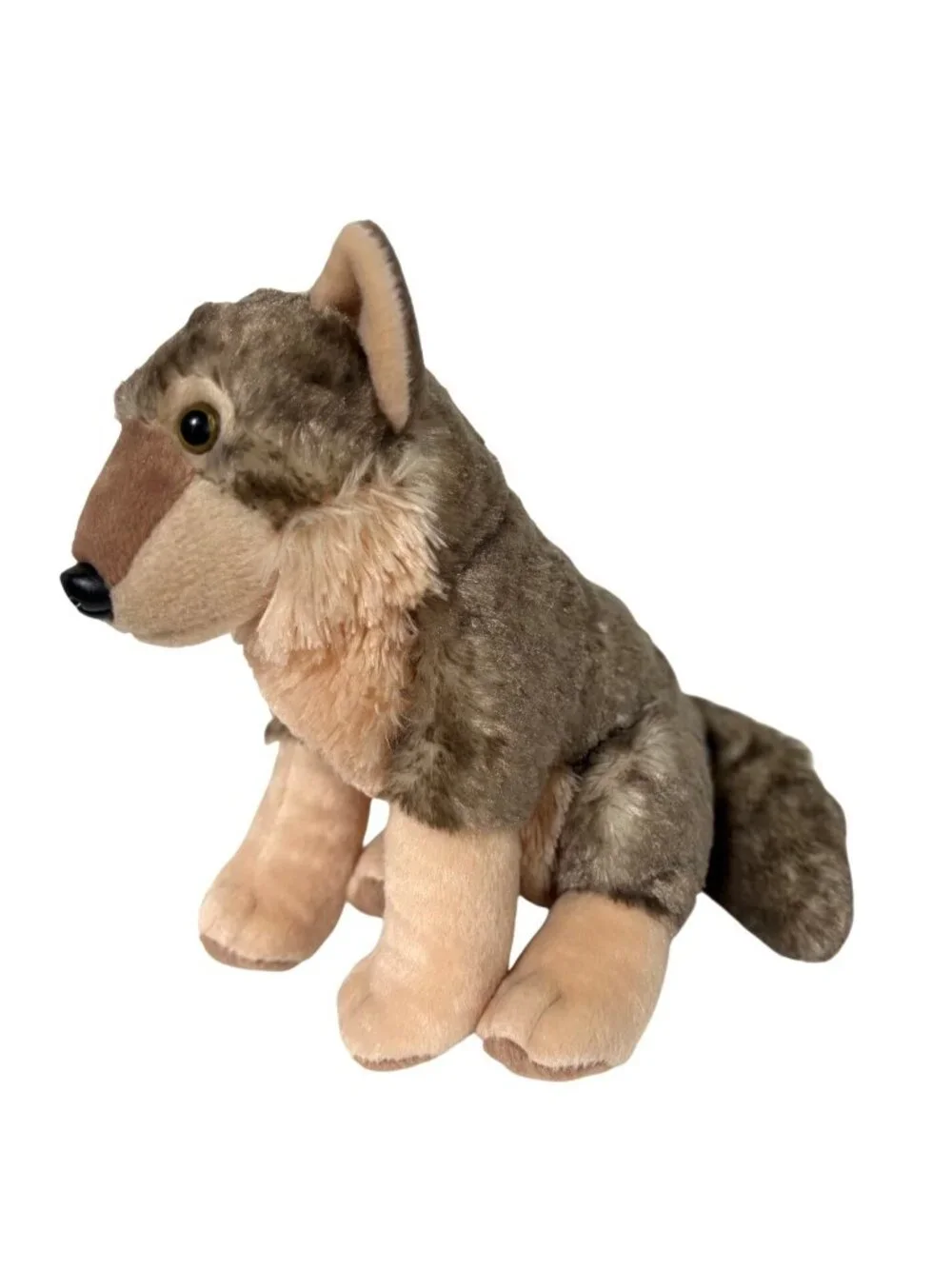 Wild Republic Plush Stuffed ANimal Doll Toy Wolf Husky 12 in Tall Seated